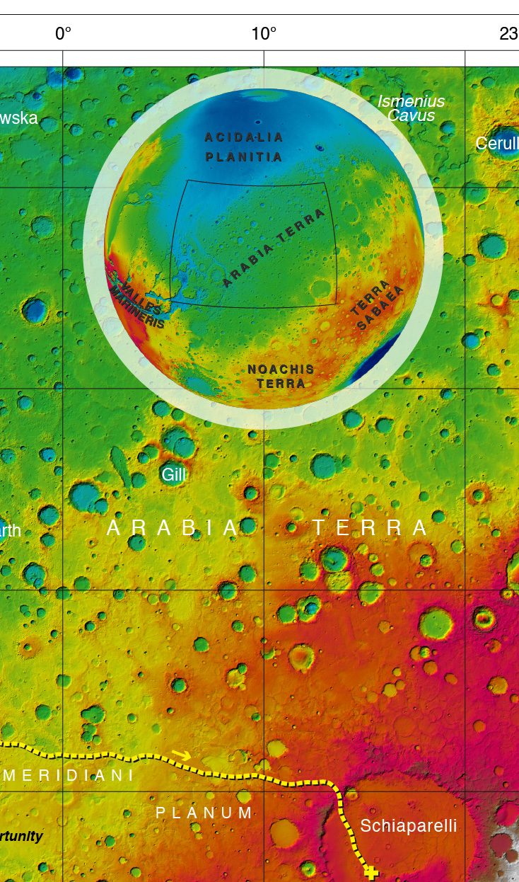 mars map